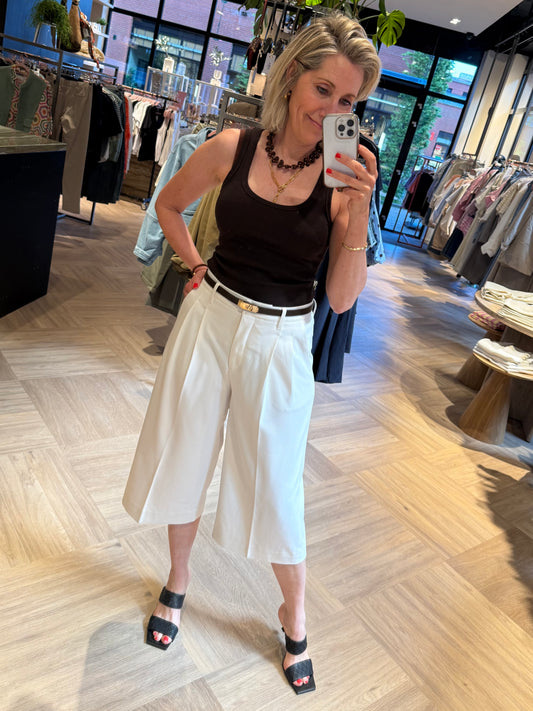 Copenhage Muse Tailor Pants Offwhite - Peet kleding