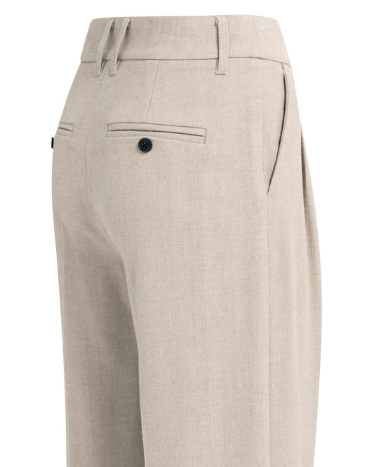 Yaya Pantalon Beige Melange - Peet kleding