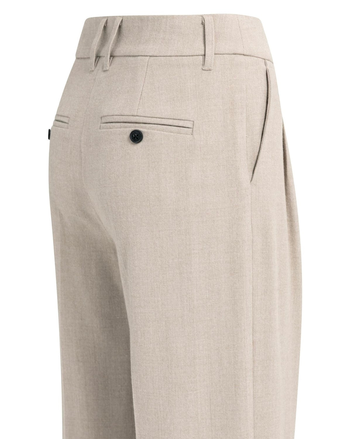 Yaya Pantalon Beige Melange - Peet kleding