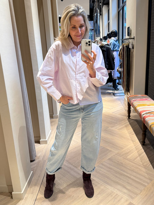 With Black Blouse Rebecca Lavender - Peet kleding