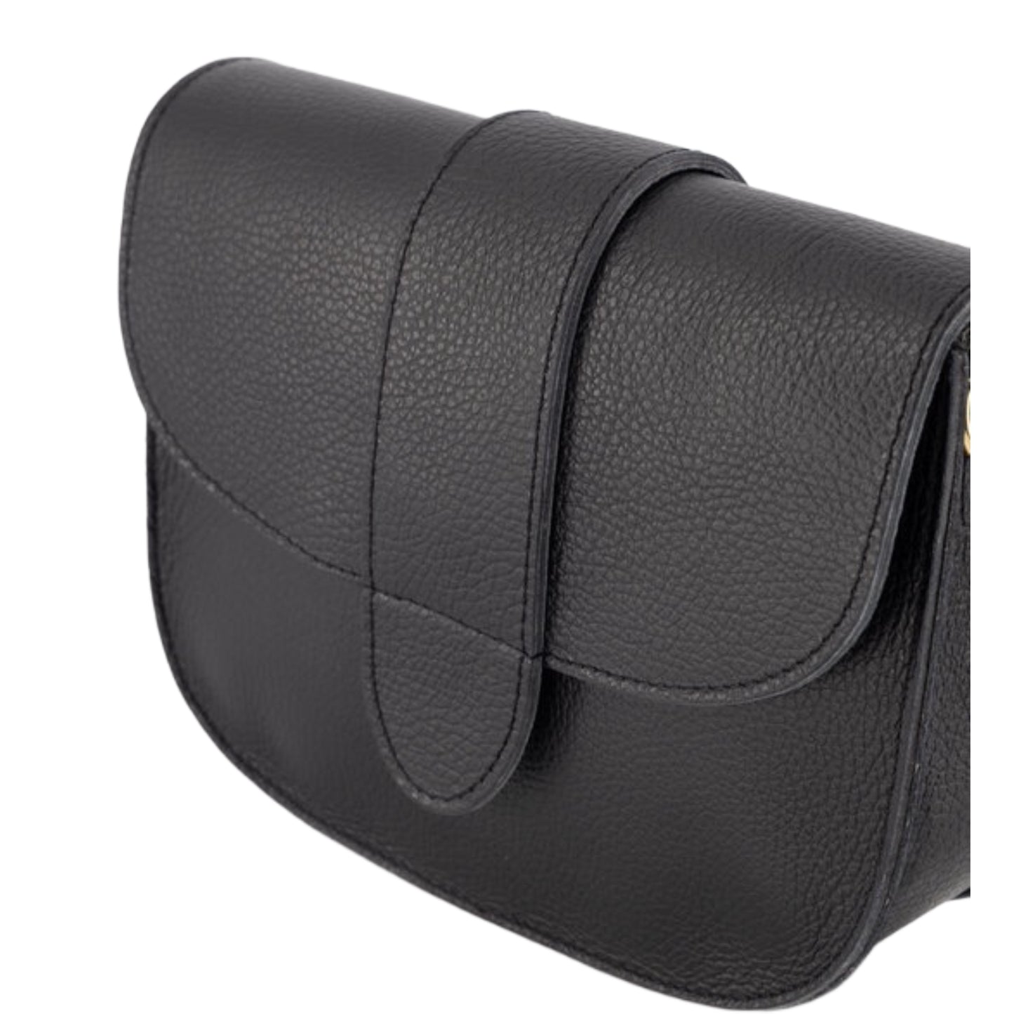 Tas Maan Leder Zwart - Peet kleding