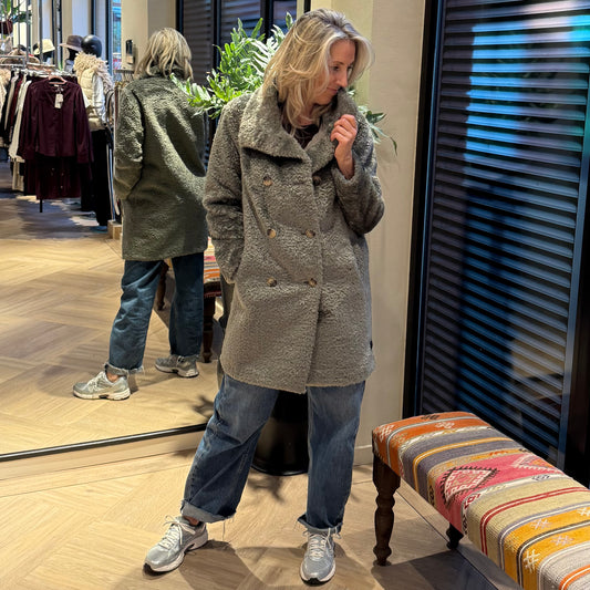 Rino & Pelle Teddy Ena Green Ash - Peet kleding