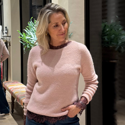 Triple Nine - Top Levina Alpaca Lichtroze - Peet kleding