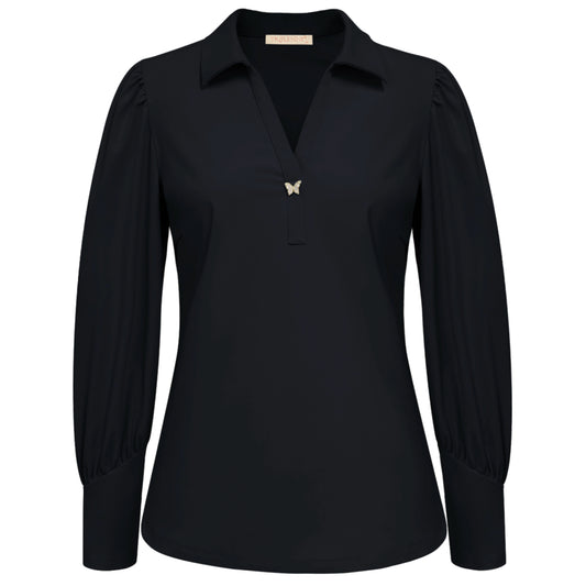 Triple Nine - Travel Top Lise Zwart - 6930 - Peet kleding