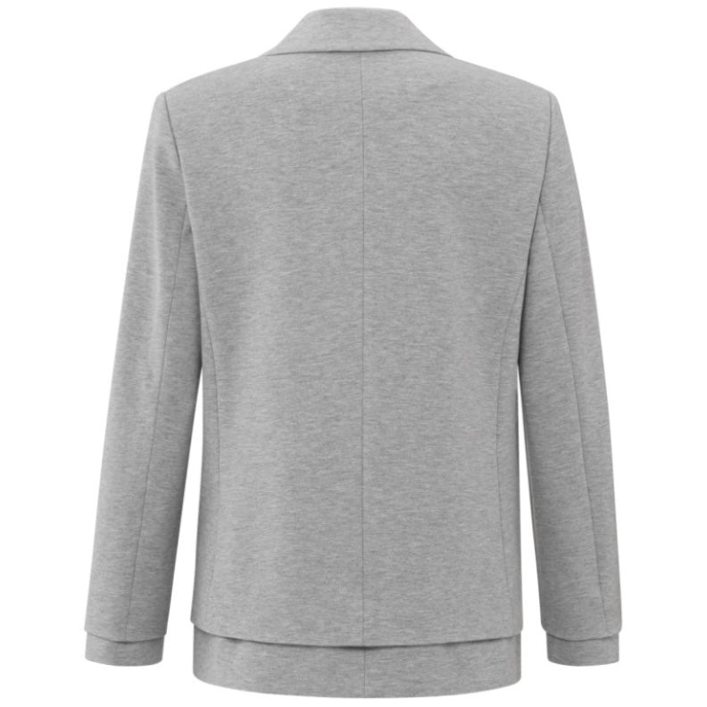 Yaya Blazer Grey Melange - Peet kleding