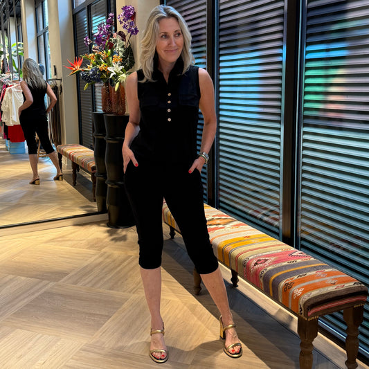 Triple Nine - Travel Broek Leonarda Zwart - 2305 - Peet kleding