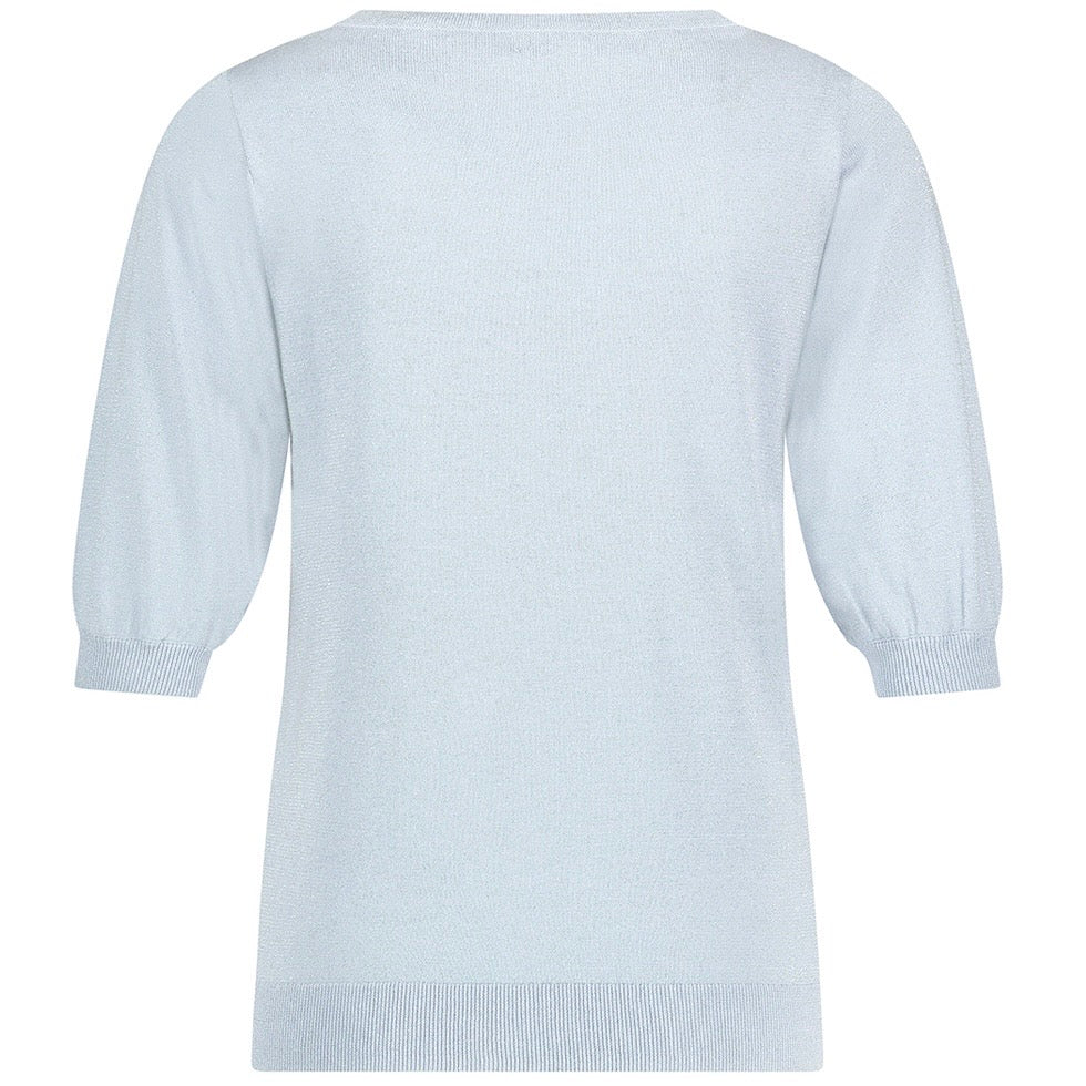 Red Button Shirt Sweet Sparkle Blauw - Peet kleding