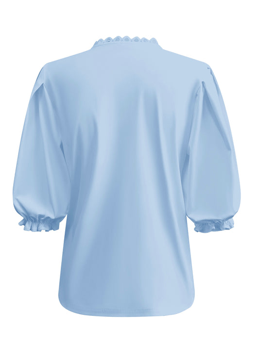 Triple Nine - Travel Blouse Juliette Lichtblauw - 5935 - Peet kleding