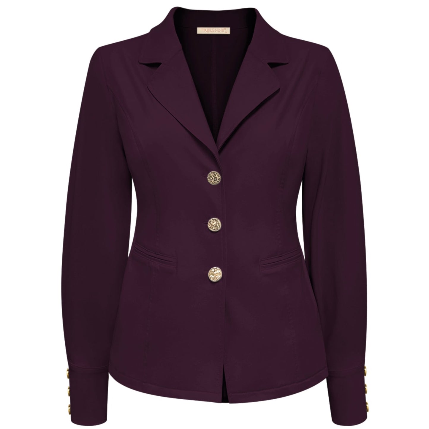 Triple Nine - Travel Blazer Amelie Aubergine - 3904 - Peet kleding