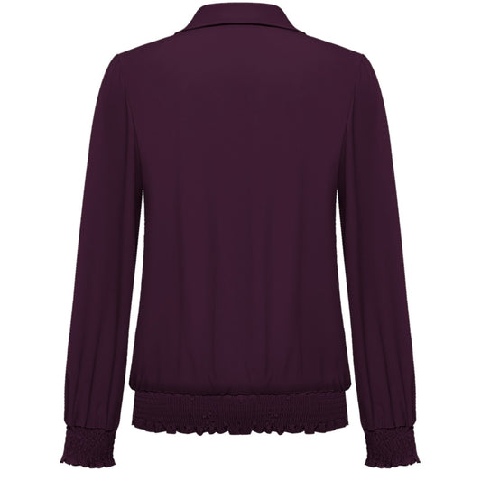 Triple Nine - Travel Top Bobby Aubergine - 6936 - Peet kleding