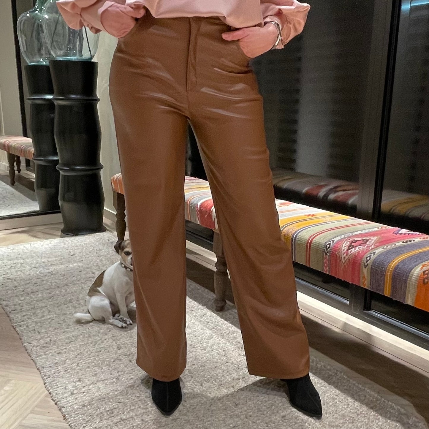 Azzurro Broek Arma Cognac - Peet kleding