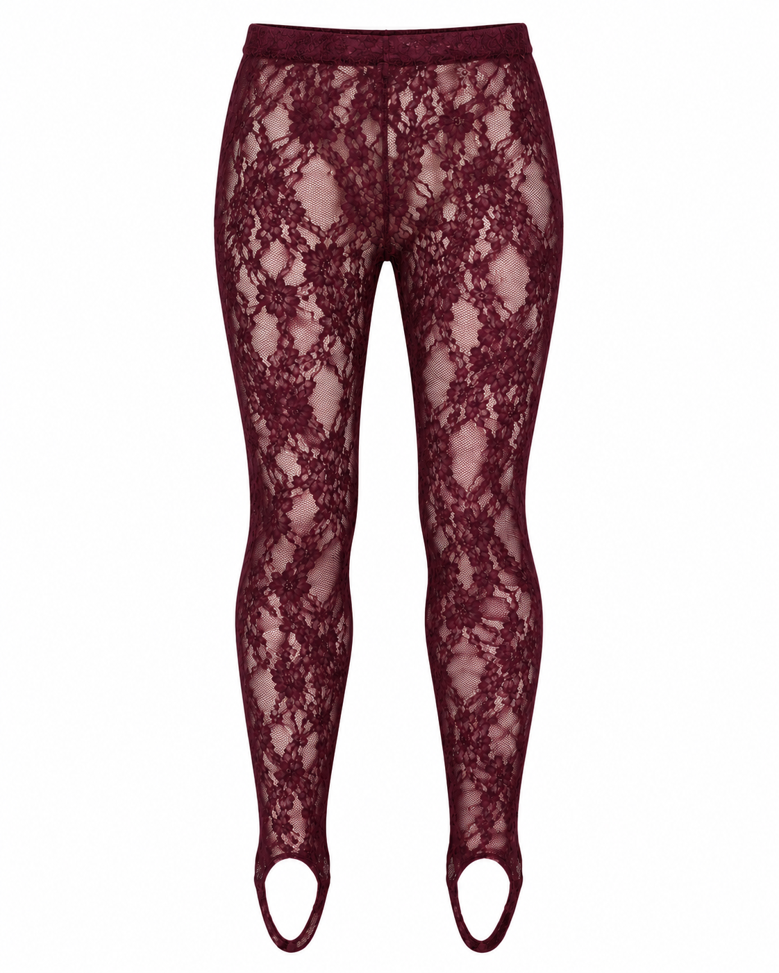 Legging Diva Kant Bordeaux