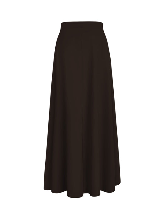 Triple Nine - Travel Rok Maxi Donkerbruin - 7101 - Peet kleding