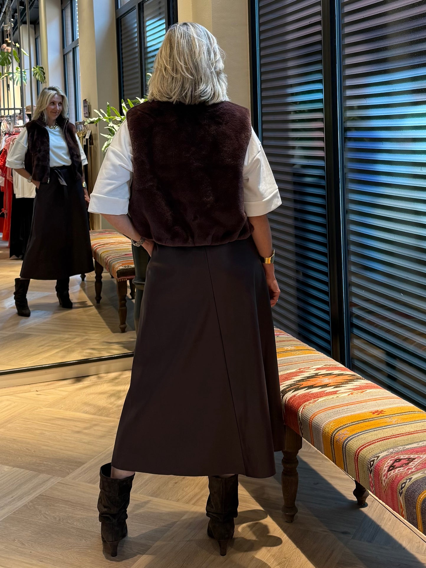 Rino & Pelle Gilet Nikki Chocolat Been - Peet kleding