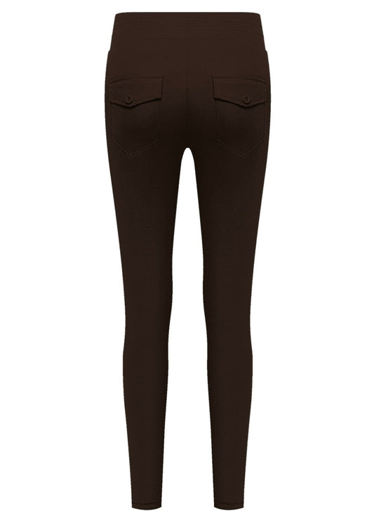 Triple Nine - Travel Broek Fenna Donkerbruin - 2101 - Peet kleding