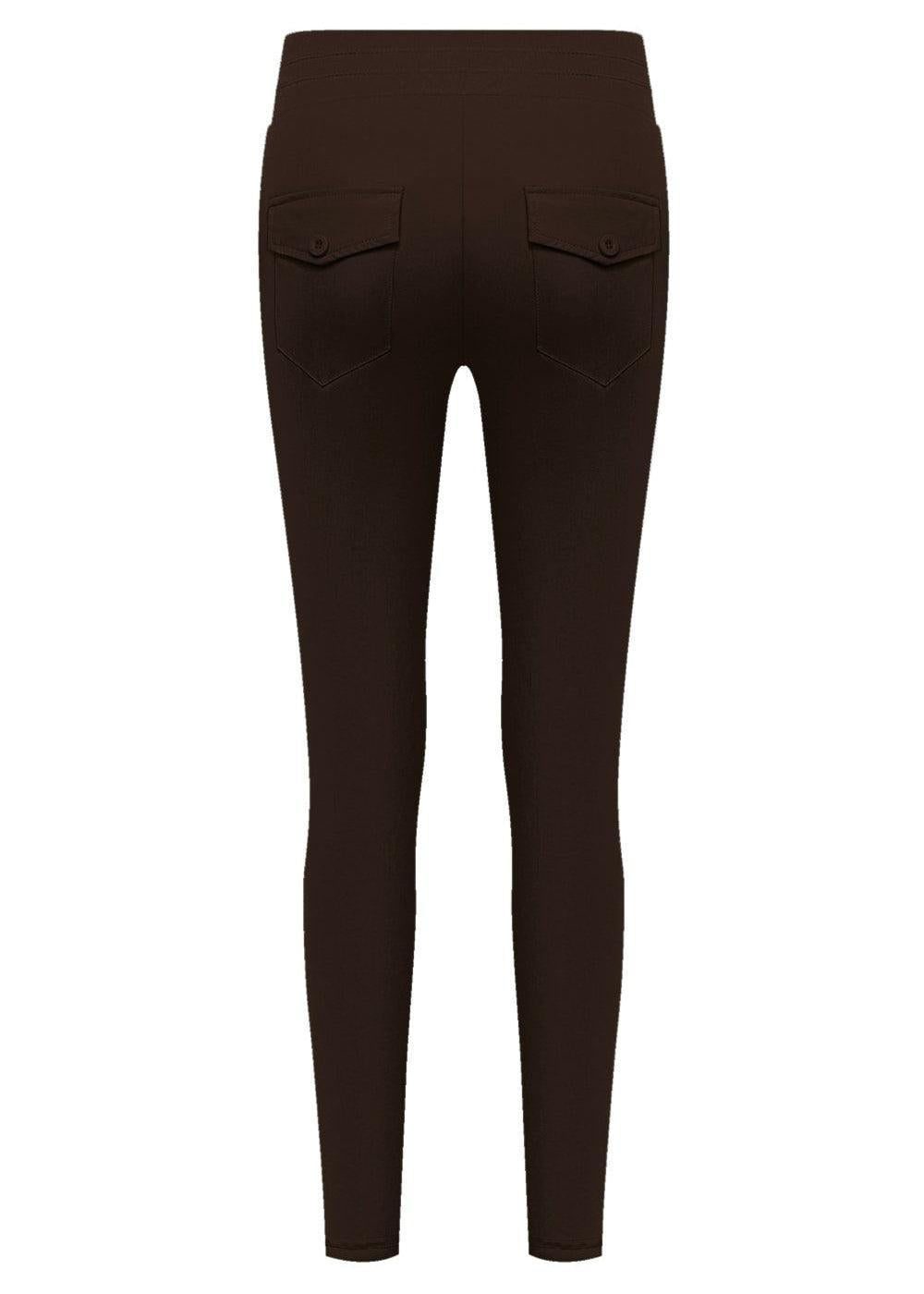 Triple Nine - Travel Broek Fenna Donkerbruin - 2101 - Peet kleding