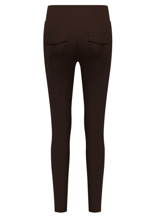Triple Nine - Travel Broek Fenna Donkerbruin - 2101 - Peet kleding