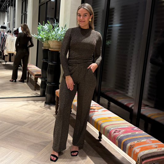 Azzurro Top Glam Goud - Peet kleding