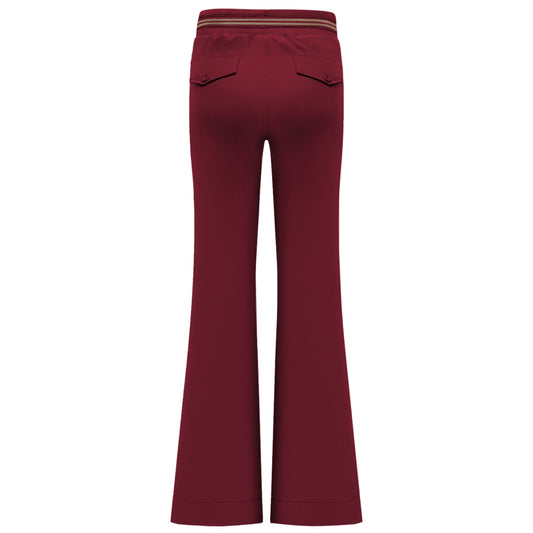 Triple Nine - Travel Broek Anna Bordeaux - 2304 - Peet kleding