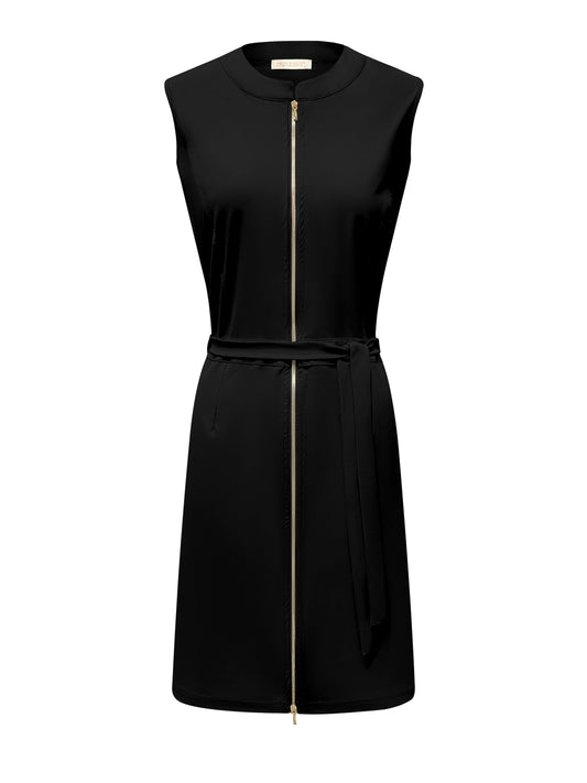 Triple Nine Travel Jurk Florence Zwart - 51819 - Peet kleding