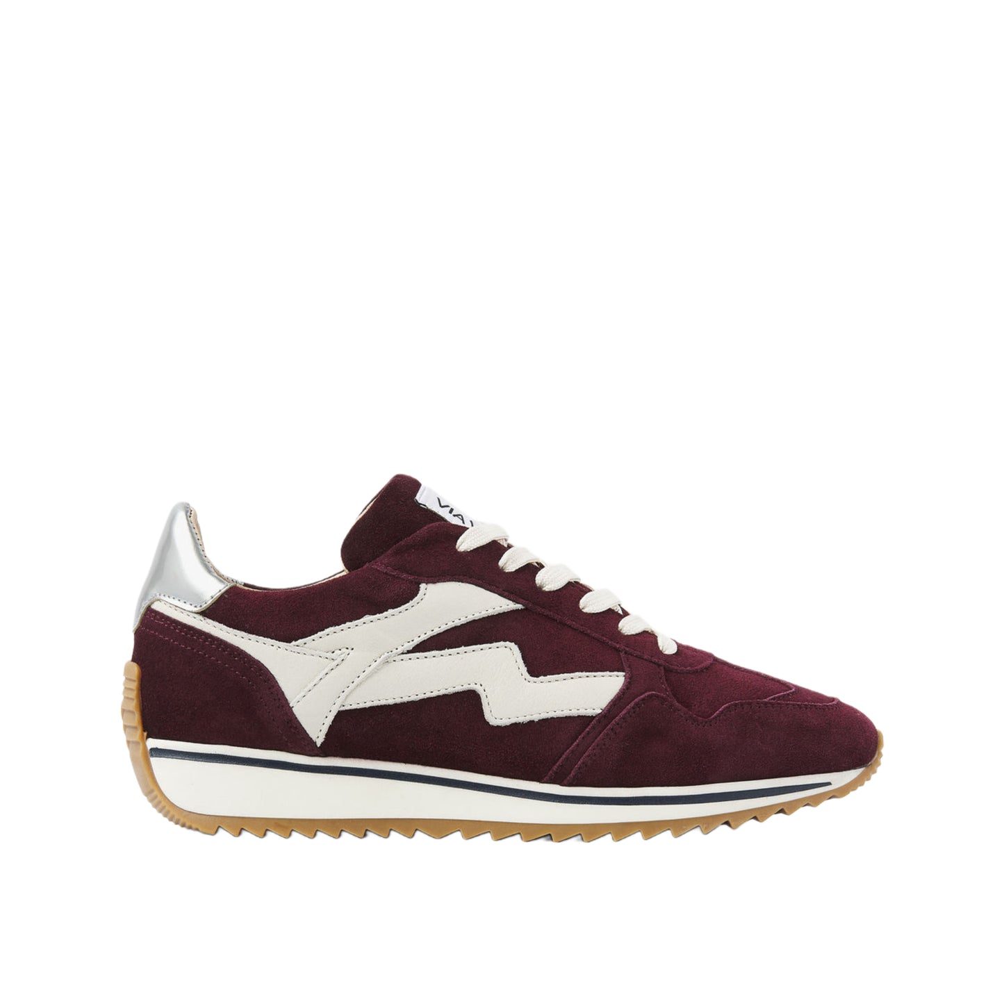 Via Vai Sneaker Siërra Velvet Bordeaux - Peet kleding