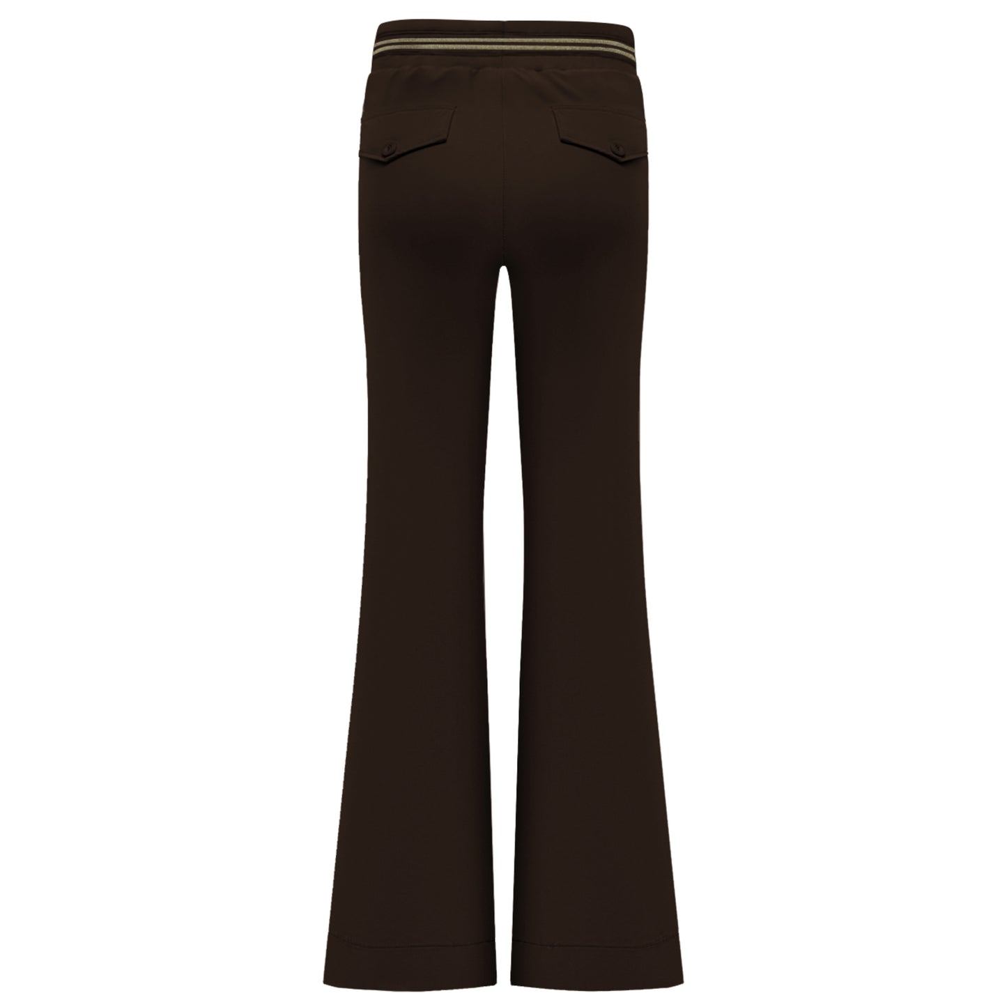 Triple Nine - Travel Broek Anna Donkerbruin - 2304 - Peet kleding