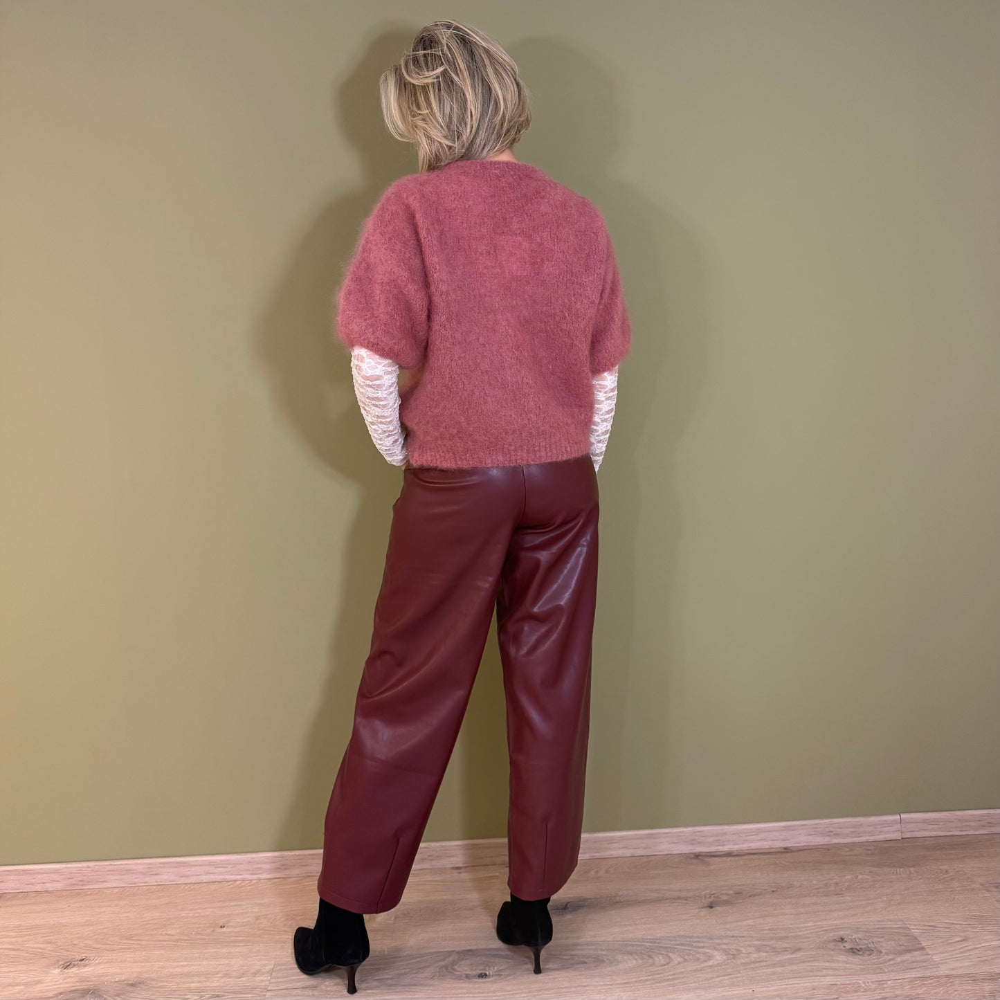 Mohair Vest Jip Rose - Peet kleding