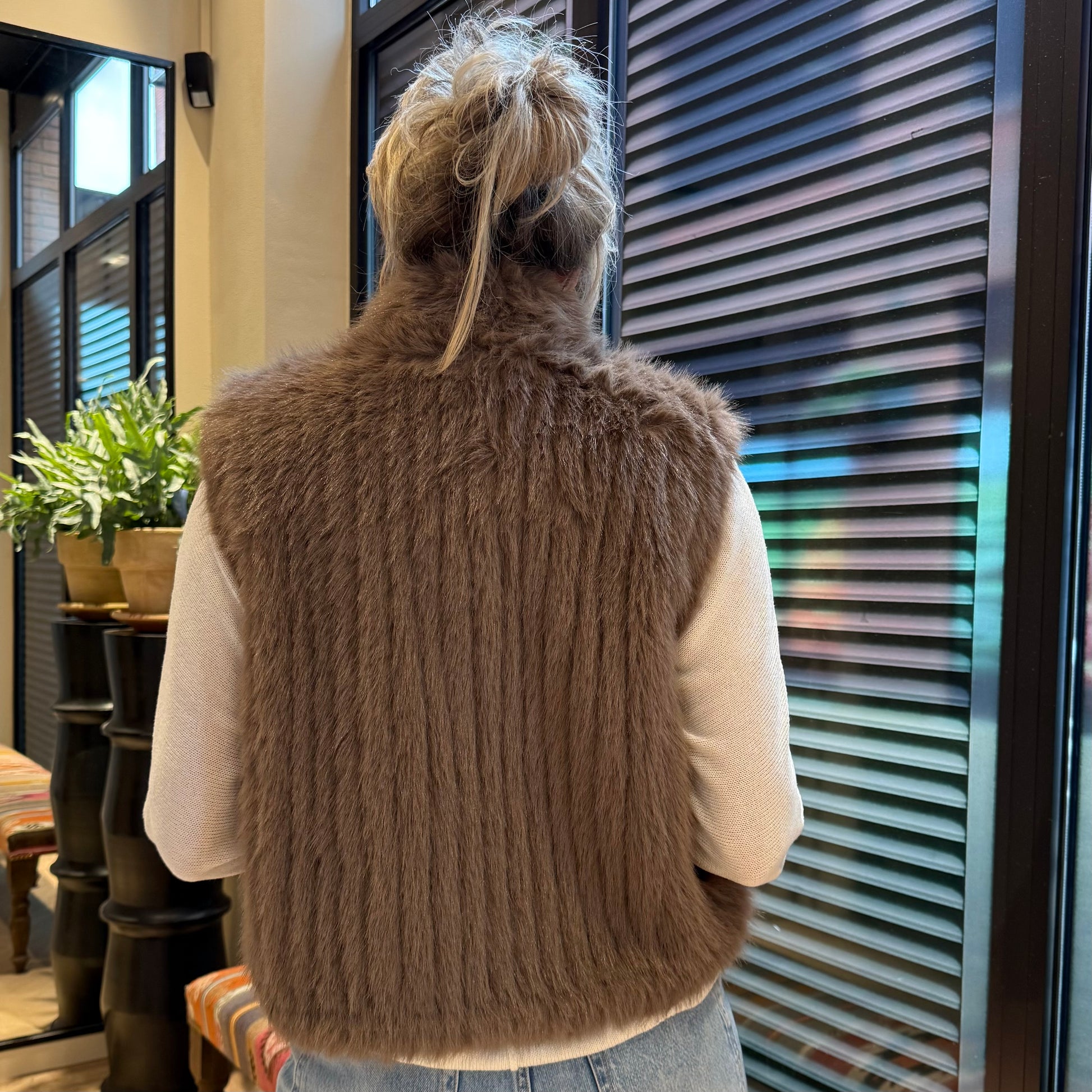 Rino & Pelle Gilet Dava Toffee - Peet kleding