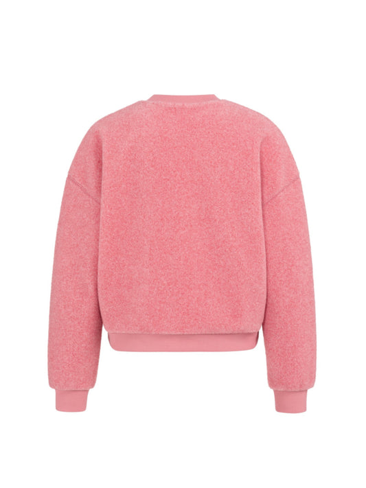 Yaya Teddy Sweater Roze