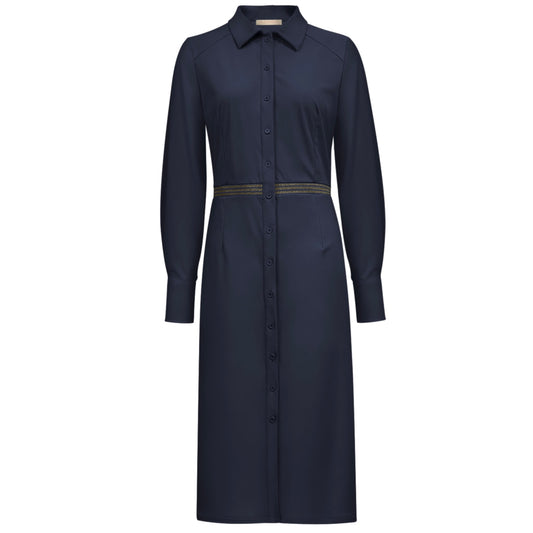 Triple Nine - Travel Jurk Cameron Navy - 51811 - Peet kleding
