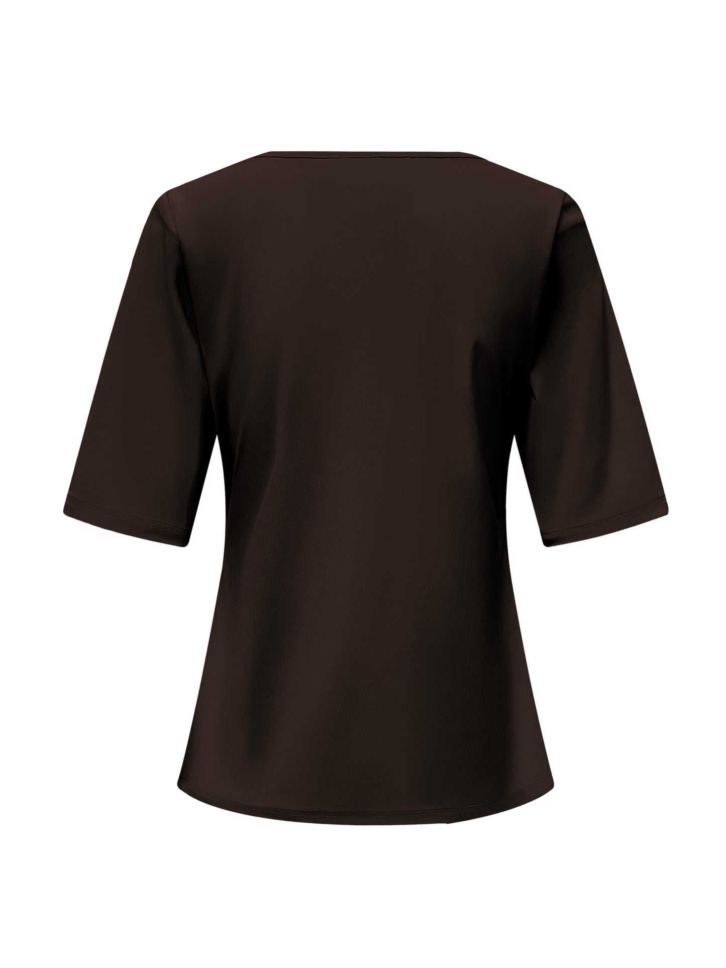 Triple Nine Travel Top Silvi Donkerbruin - 6944 - Peet kleding