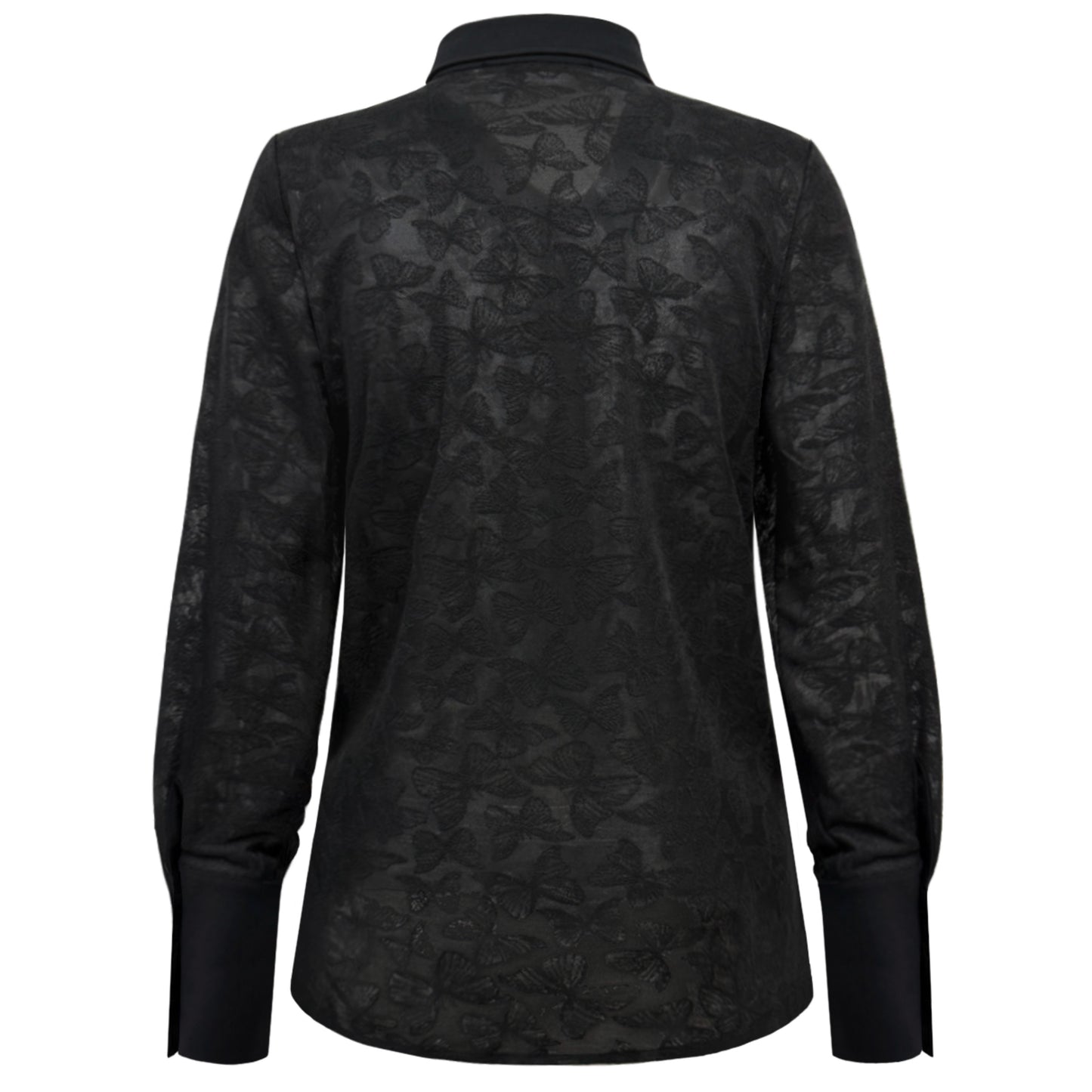 Triple Nine - Travel Blouse Butterfly Zwart - 5920 - Peet kleding