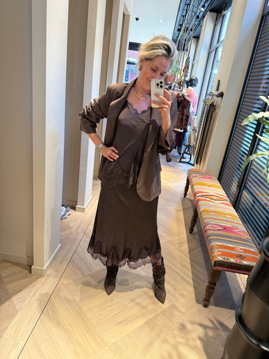 Blazer Lilly Bruin Melee - Peet kleding