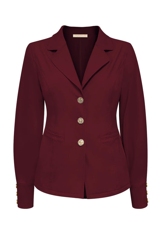 Travel Blazer Amelie Bordeaux- 3904 - Peet kleding