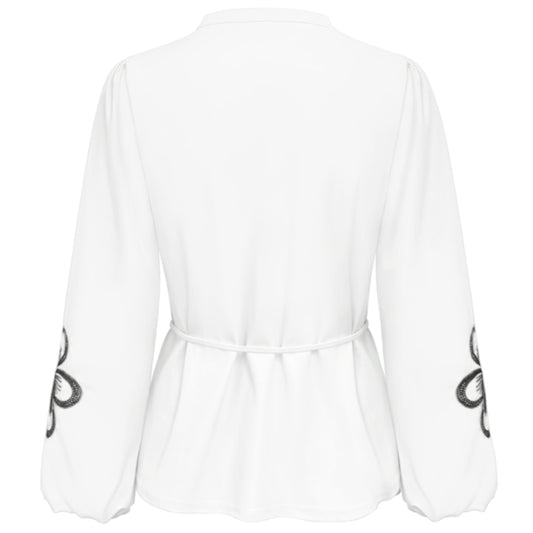 Triple Nine - Travel Blouse Simone Wit - 5923 - Peet kleding