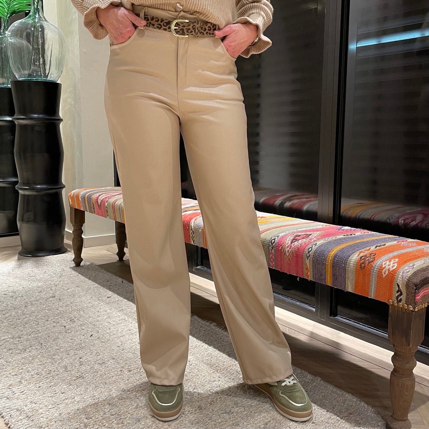 Azzurro Broek Arma Beige - Peet kleding