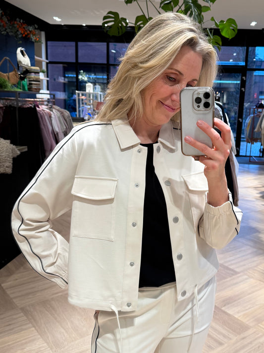 Red Button Jacket Punto - Peet kleding