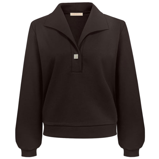 Triple Nine - Punto Top Viviane Donkerbruin - 6935 - Peet kleding