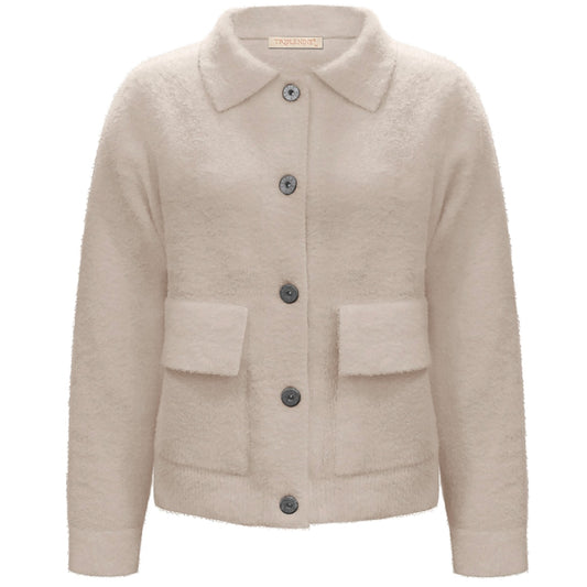 Triple Nine - Fluffy Vest Benchi Beige - 9002 - Peet kleding