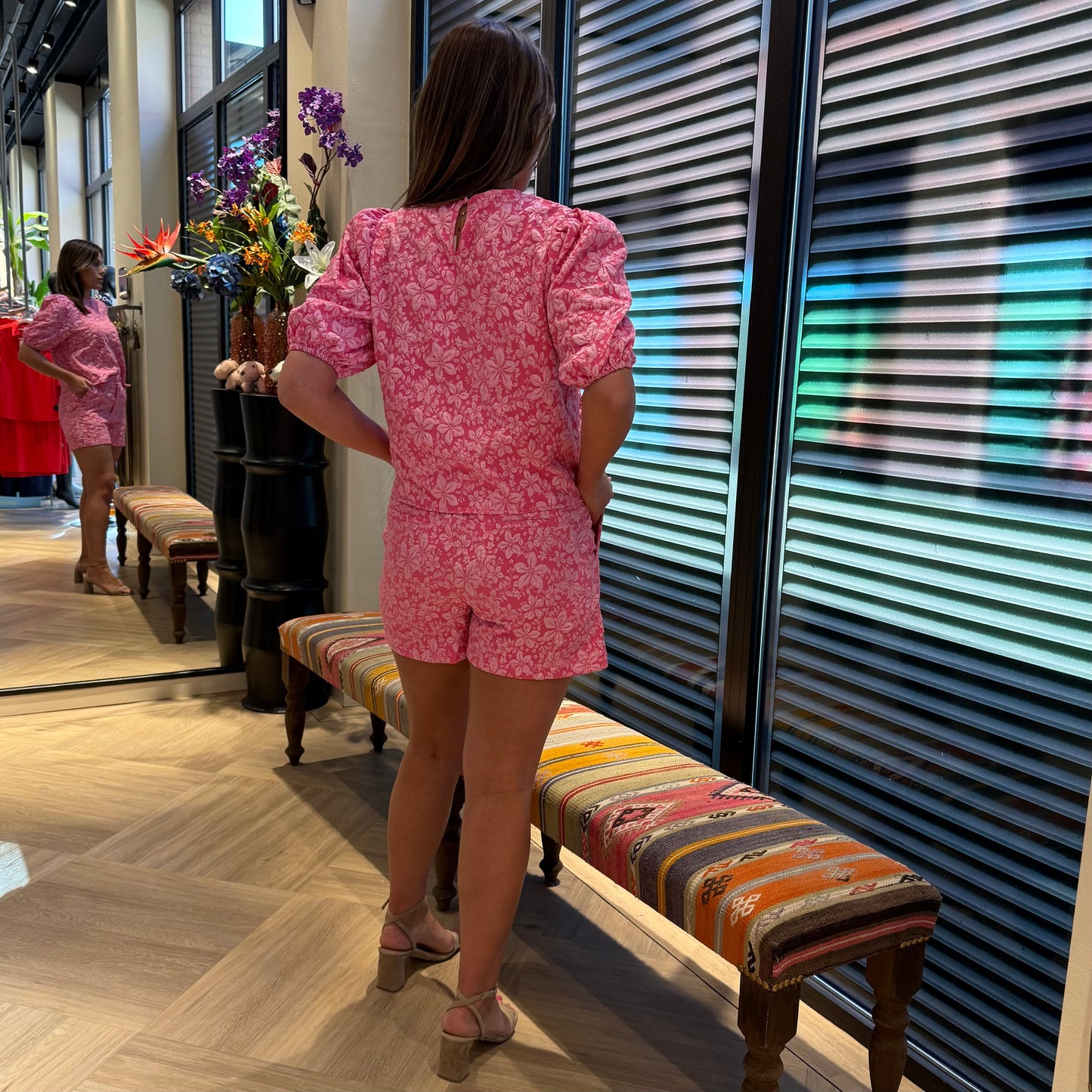 Azzurro Short Jade Roze - Peet kleding