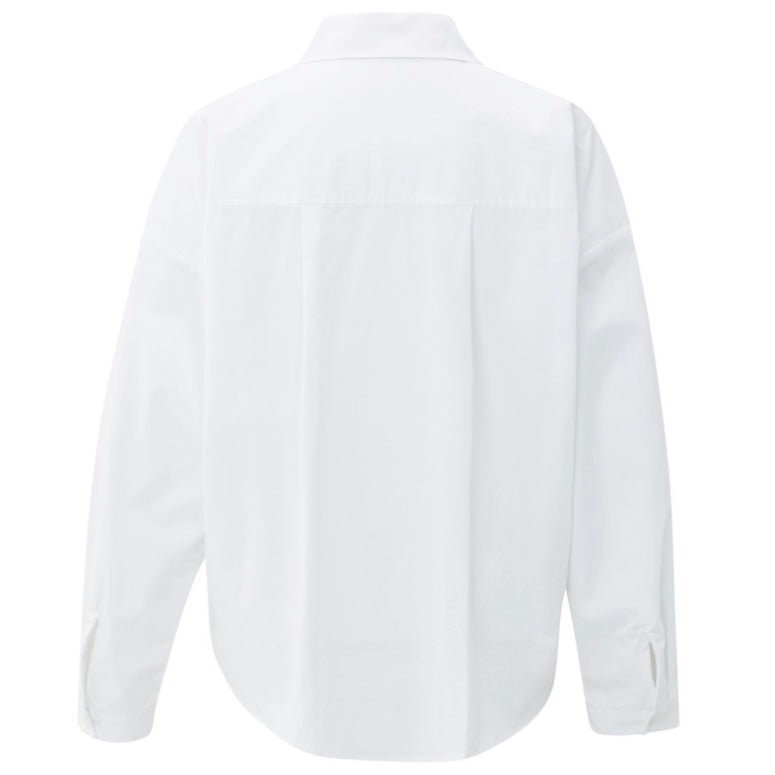 Yaya Poplin Blouse Wit - Peet kleding