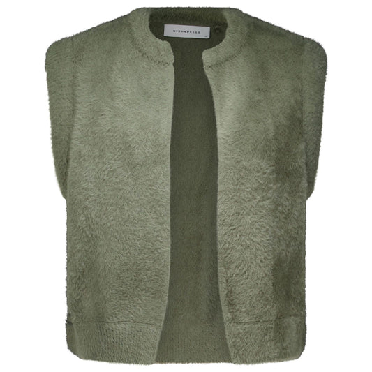 Rino & Pelle Waistcoat Elona Olijfgroen - Peet kleding