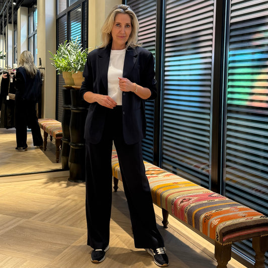 Yaya Wide Leg Blauw - Peet kleding