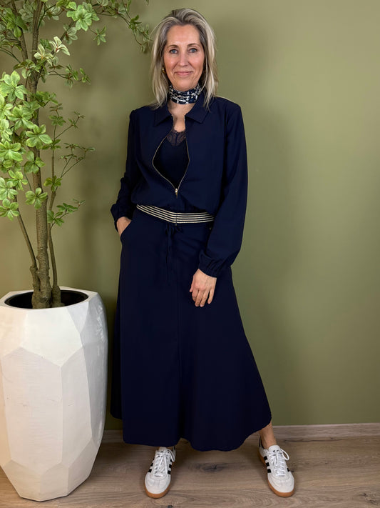 Triple Nine Travel Jas Nina Navy - 92406 - Peet kleding