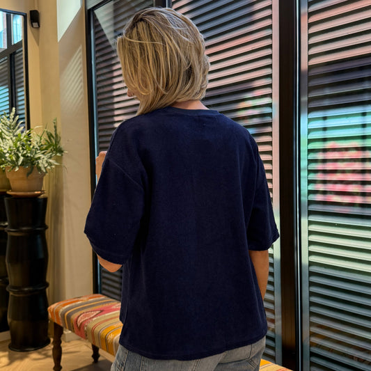 Azzurro Sweater Ziza Blauw - Peet kleding