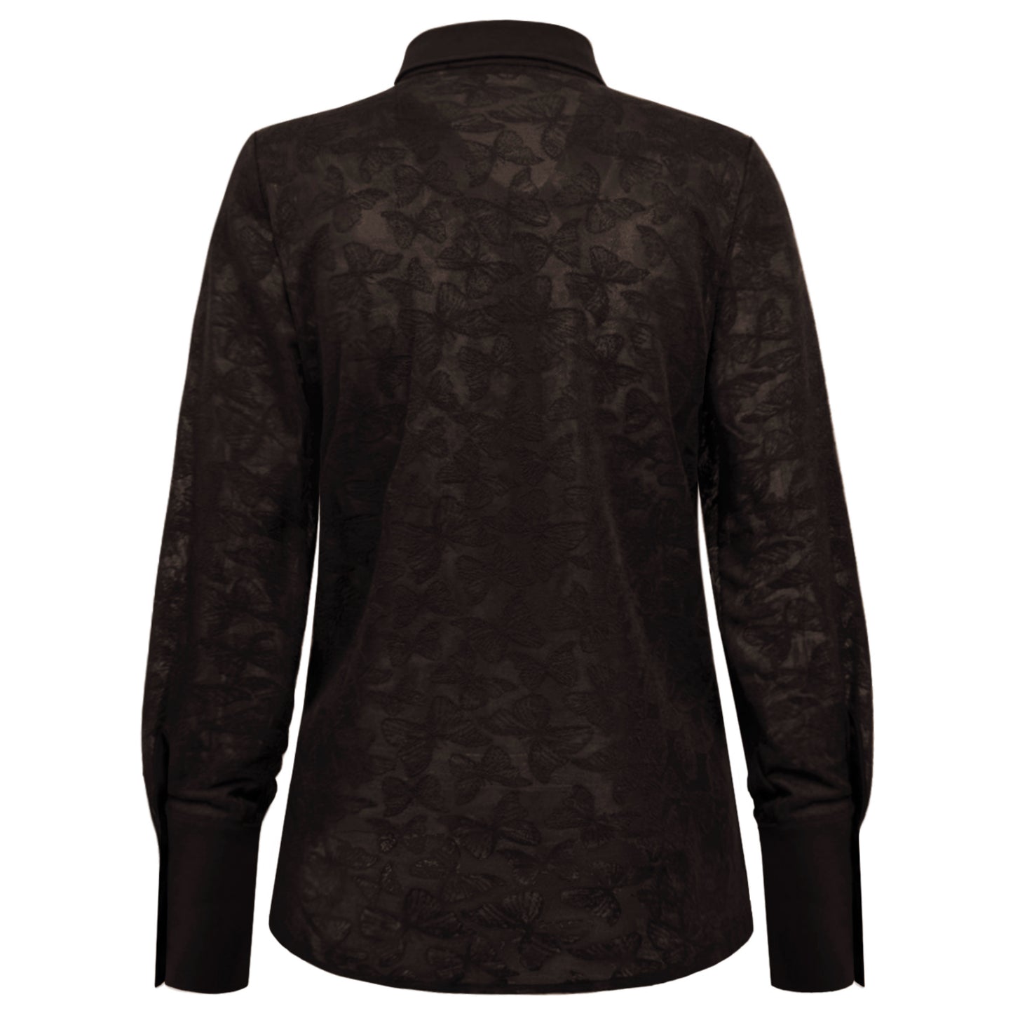 Triple Nine - Travel Blouse Butterfly Donkerbruin - 5920 - Peet kleding