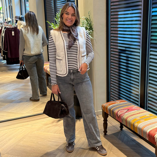 Red Button Jeans Colette Grijs - Peet kleding