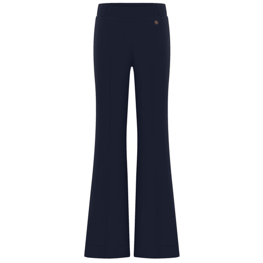 Triple Nine - Travel Broek Fleur Navy - 2301 - Peet kleding