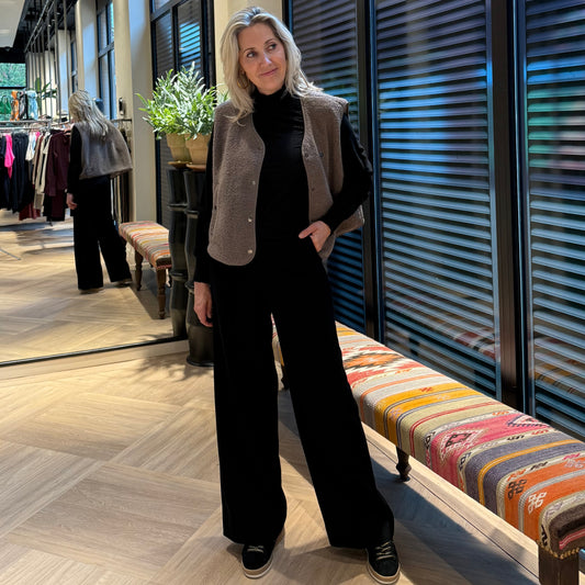 Zhrill Gilet Eren Taupe - Peet kleding