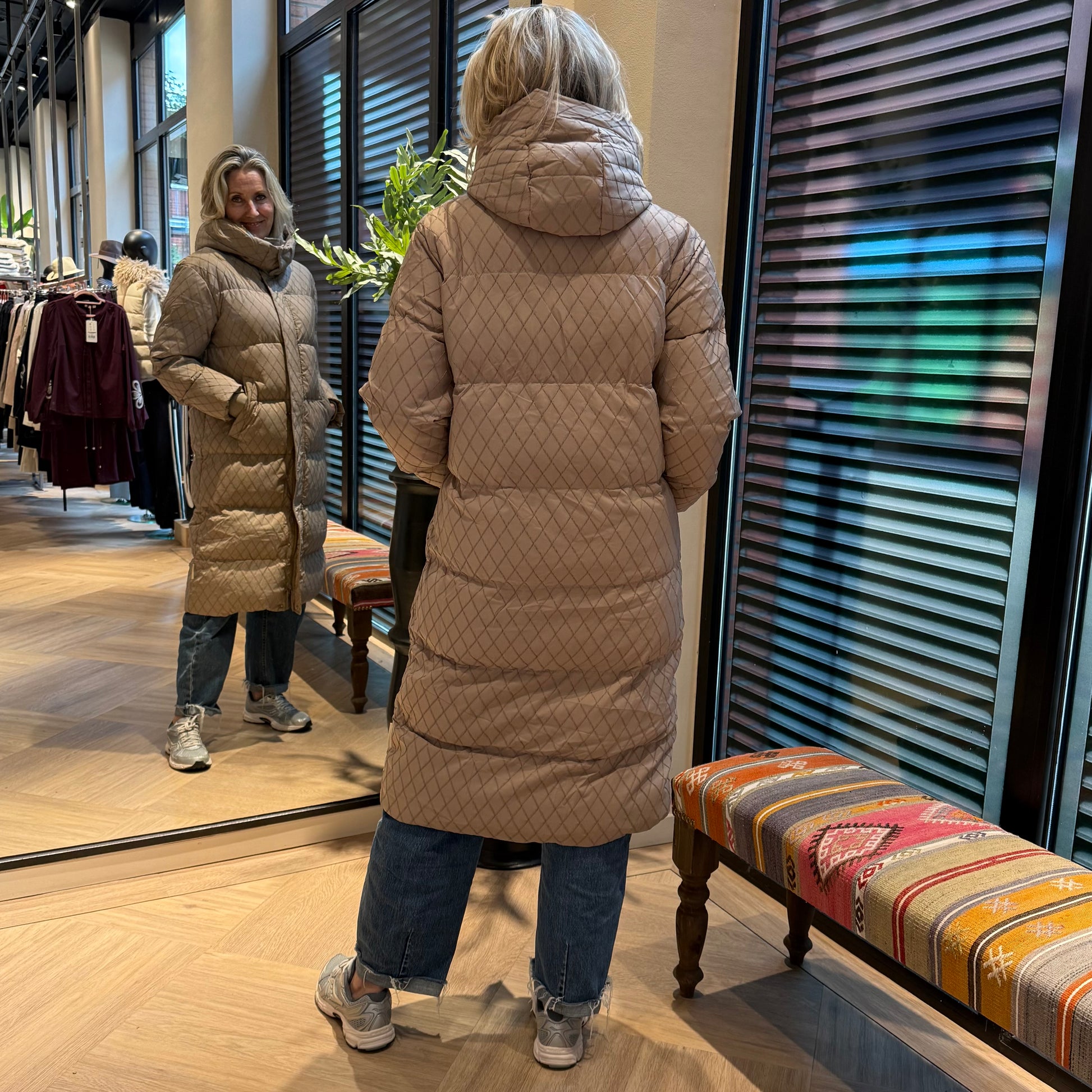 Rino & Pelle Jas Zesette Taupe - Peet kleding